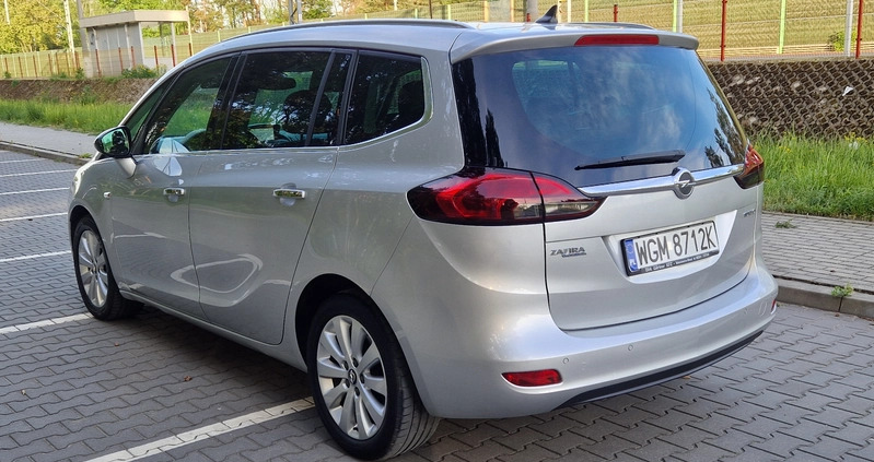 Opel Zafira cena 36900 przebieg: 189000, rok produkcji 2012 z Żyrardów małe 704